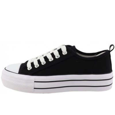 Tom Tailor Leinenschuh in schwarz Tom Tailor Leinenschuh in schwarz