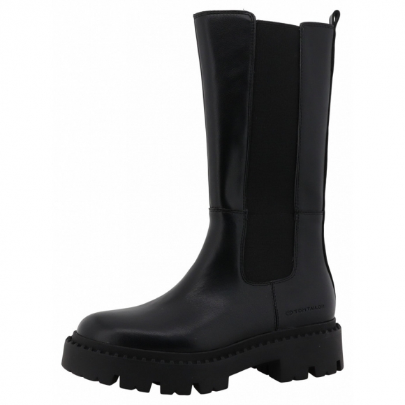 Tom Tailor Chelsea Boot in black