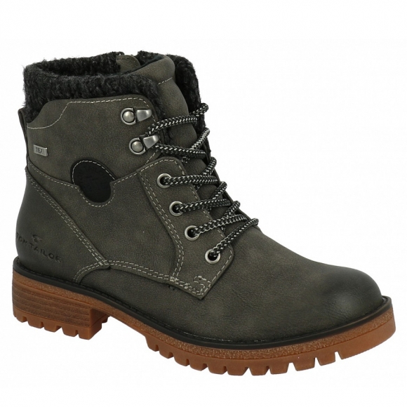 Tom Tailor Schnürstiefel in coal
