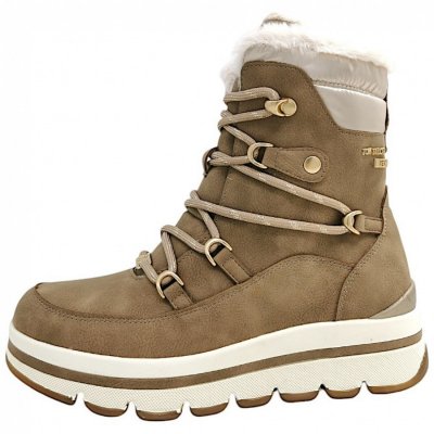 Tom Tailor Schnürstiefel in dark sand