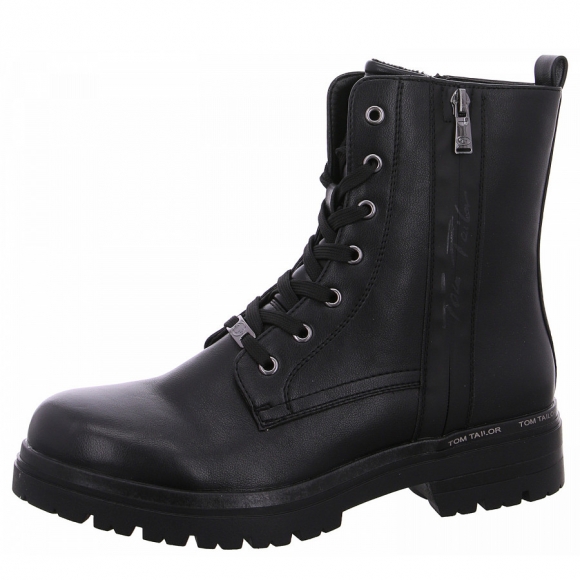 Tom Tailor Schnürstiefel in black