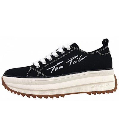 Tom Tailor Leinenschuh in black