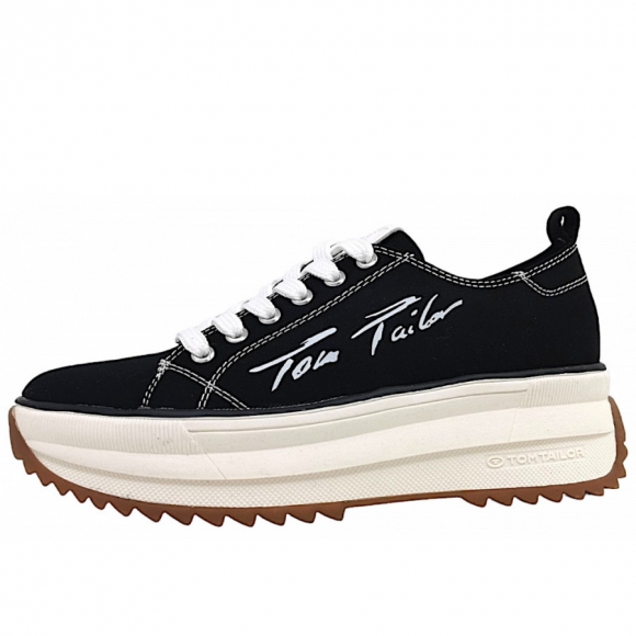Tom Tailor Leinenschuh in black