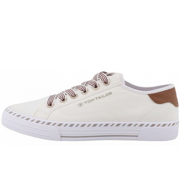 Tom Tailor Schnürschuhe in weiß