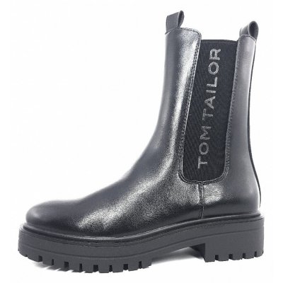 Tom Tailor Schaftstiefel in black Tom Tailor Schaftstiefel in black