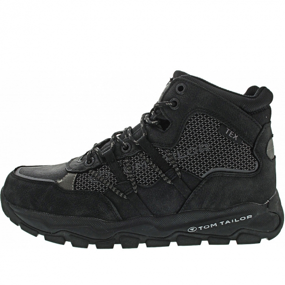 Tom Tailor Schnürstiefel in black