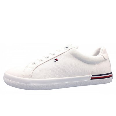 Tommy Hilfiger essentials stripes Sneaker in YBS white Tommy Hilfiger essentials stripes Sneaker in YBS white