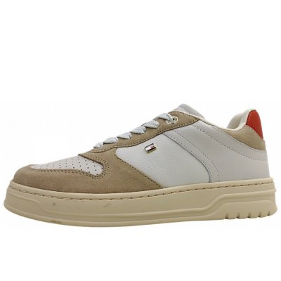 Tommy Hilfiger TH Sporty Cupsole sportlicher Schnürer in classic beige Tommy Hilfiger TH Sporty Cupsole sportlicher Schnürer in classic beige