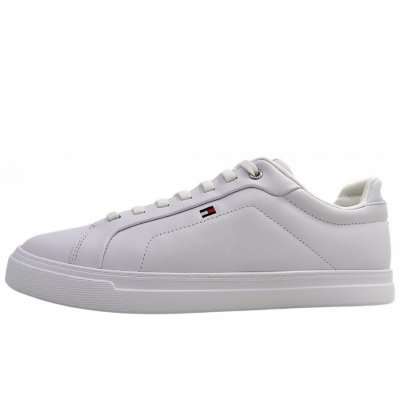 Tommy Hilfiger Icon Court Light ESS sportlicher Schnürer in White YBS