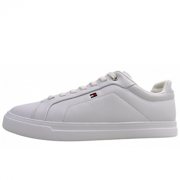 Tommy Hilfiger Icon Court Light ESS sportlicher Schnürer in White YBS