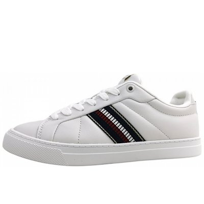 Tommy Hilfiger Hi Vulc Street sportlicher Schnürer in YBL ecru Tommy Hilfiger Hi Vulc Street sportlicher Schnürer in YBL ecru