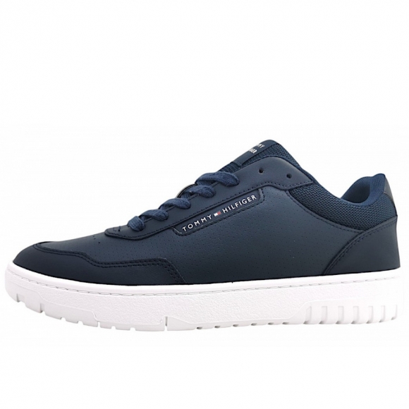Tommy Hilfiger Basket Core LTH Pinperf sportlicher Schnürer in desert sky DW5