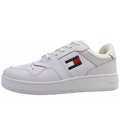 Tommy Hilfiger Retro Basket Schnürer in YBR Weiss