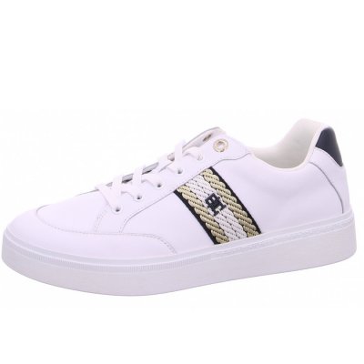 Tommy Hilfiger Court Sneaker Sneaker in YBS white Tommy Hilfiger Court Sneaker Sneaker in YBS white