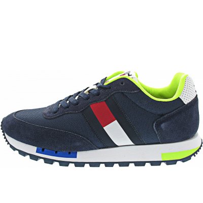 Tommy Hilfiger Retro TJM Mix Pop Runner Sneaker in twilight navy