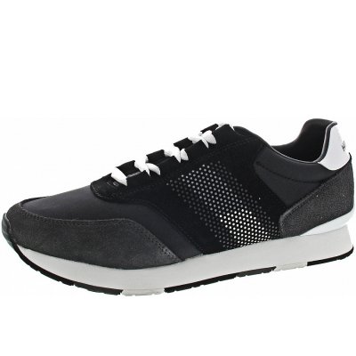 Tommy Hilfiger Corporate Mix Runner Sneaker in black