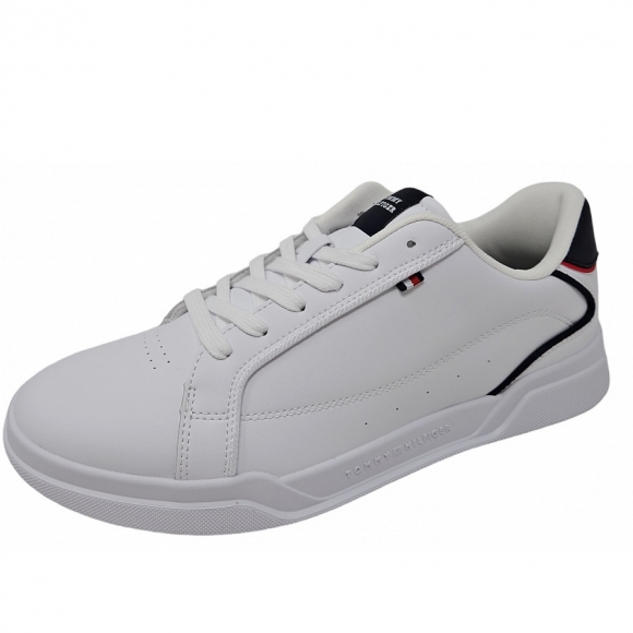 Tommy Hilfiger Lo Cup Detail LTH Sneaker in white
