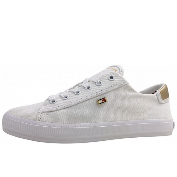 Tommy Hilfiger Vulc Canvas Schnürer in white YBS