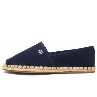 Tommy Hilfiger essential espadrille Slipper in DW6 space blue Tommy Hilfiger essential espadrille Slipper in DW6 space blue