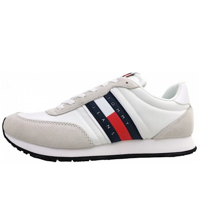 Tommy Hilfiger sportlicher Schnürer in YBR Weiß Tommy Hilfiger sportlicher Schnürer in YBR Weiß