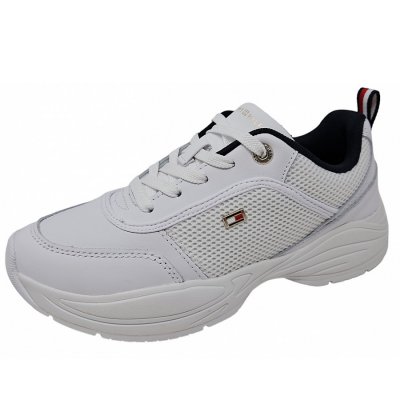 Tommy Hilfiger Chunky Runner Sportschuh in white space blue Tommy Hilfiger Chunky Runner Sportschuh in white space blue
