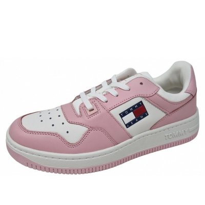 Tommy Hilfiger Tommy Jeans Retro Basket Sneaker low in misty pink Tommy Hilfiger Tommy Jeans Retro Basket Sneaker low in misty pink