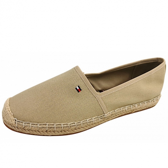 Tommy Hilfiger Flag Canvas Espadrille Slipper in beige ACC
