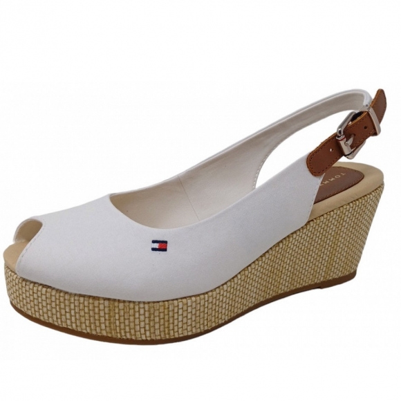 Tommy Hilfiger Ikonic Elba Sling Sandalette in ecru