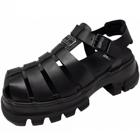 Tommy Hilfiger TJW Fisherman Sandale in black