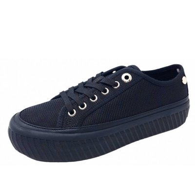 Tommy Hilfiger T. Jeans Leinenschuh in black Tommy Hilfiger T. Jeans Leinenschuh in black