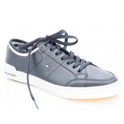 Tommy Hilfiger Core Corporat Leather 403 Sneaker in midnight Tommy Hilfiger Core Corporat Leather 403 Sneaker in midnight