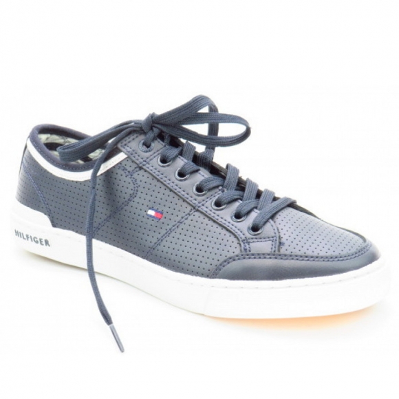 Tommy Hilfiger Core Corporat Leather 403 Sneaker in midnight