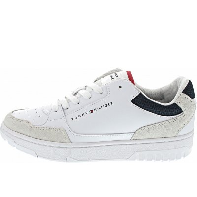 Tommy Hilfiger Basket Core LTH Mix Ess Sneaker in white