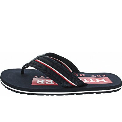 Tommy Hilfiger Corporate Hilfiger Beach Zehentrenner in desert sky Tommy Hilfiger Corporate Hilfiger Beach Zehentrenner in desert sky