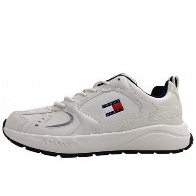 Tommy Hilfiger TJM Runner sportlicher Schnürer in ecru YBL