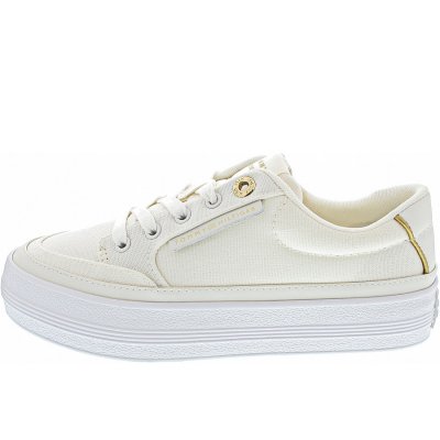 Tommy Hilfiger Essential Vulc Sneaker Sneaker in ecru Tommy Hilfiger Essential Vulc Sneaker Sneaker in ecru
