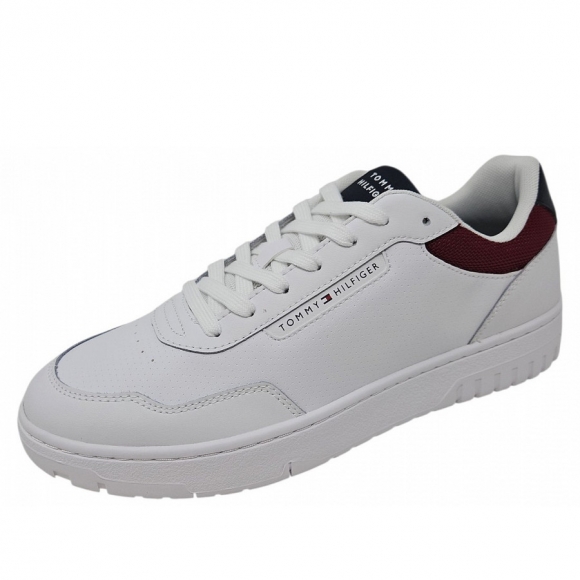 Tommy Hilfiger Basket Sneaker in weiss blue red