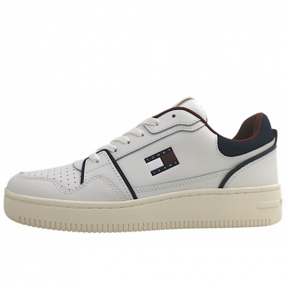 Tommy Hilfiger TJM Retro Basket Sneaker in white/red/blue 0GZ