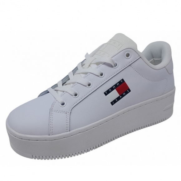 Tommy Hilfiger TJW Flatforam Sneaker in white