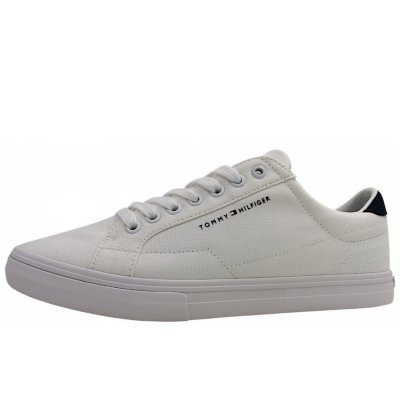 Tommy Hilfiger Vulc Core Long Lace sportlicher Schnürer in White YBS Tommy Hilfiger Vulc Core Long Lace sportlicher Schnürer in White YBS