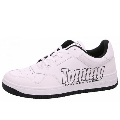 Tommy Hilfiger TJM Basket Logo Sneaker in YBL ecru Tommy Hilfiger TJM Basket Logo Sneaker in YBL ecru