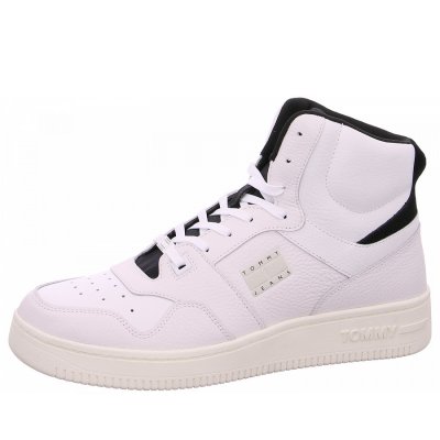 Tommy Hilfiger TJM Basket Mid Schnürstiefel in YBL ecru Tommy Hilfiger TJM Basket Mid Schnürstiefel in YBL ecru