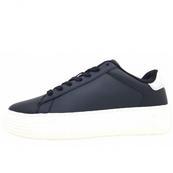 Tommy Hilfiger TJW New Cupsole LEath LC Sneaker low in BDS black/ silver