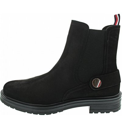 Tommy Hilfiger CCoin Flat Boot Chelsea Boot in black Tommy Hilfiger CCoin Flat Boot Chelsea Boot in black