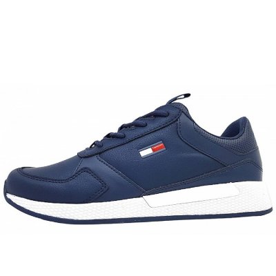 Tommy Hilfiger Tommy Jeans Flex Runner Schnürer in C87 Twilight Navy Tommy Hilfiger Tommy Jeans Flex Runner Schnürer in C87 Twilight Navy
