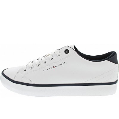 Tommy Hilfiger Hi Vulc Core Low Leather Sneaker in white