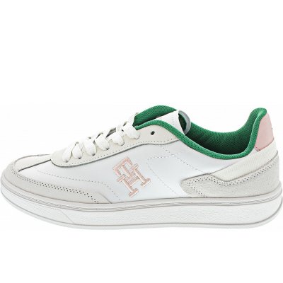 Tommy Hilfiger Heritage Court Sneaker Sneaker in white-olympic green Tommy Hilfiger Heritage Court Sneaker Sneaker in white-olympic green