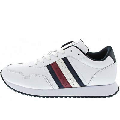 Tommy Hilfiger Runner Evo Lth Mix Ess Sneaker low in white