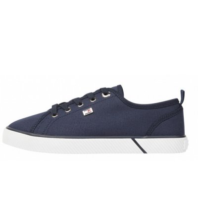 Tommy Hilfiger Vulc Canvas Leinenschuh in space blue