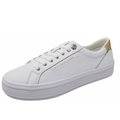 Tommy Hilfiger Sneaker in weiss gold